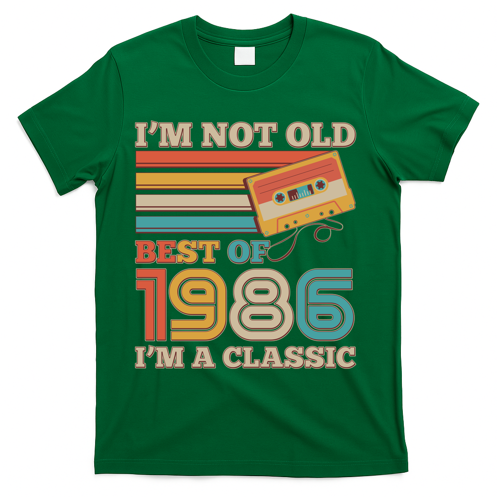 40th 1986 Birthday Retro I'm Not Old I'm A Classic Best Of product image 4