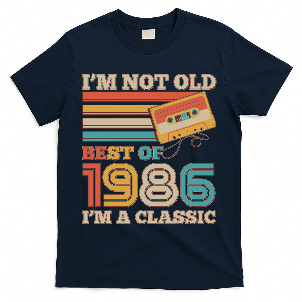 40th 1986 Birthday Retro I'm Not Old I'm A Classic Best Of product image 3