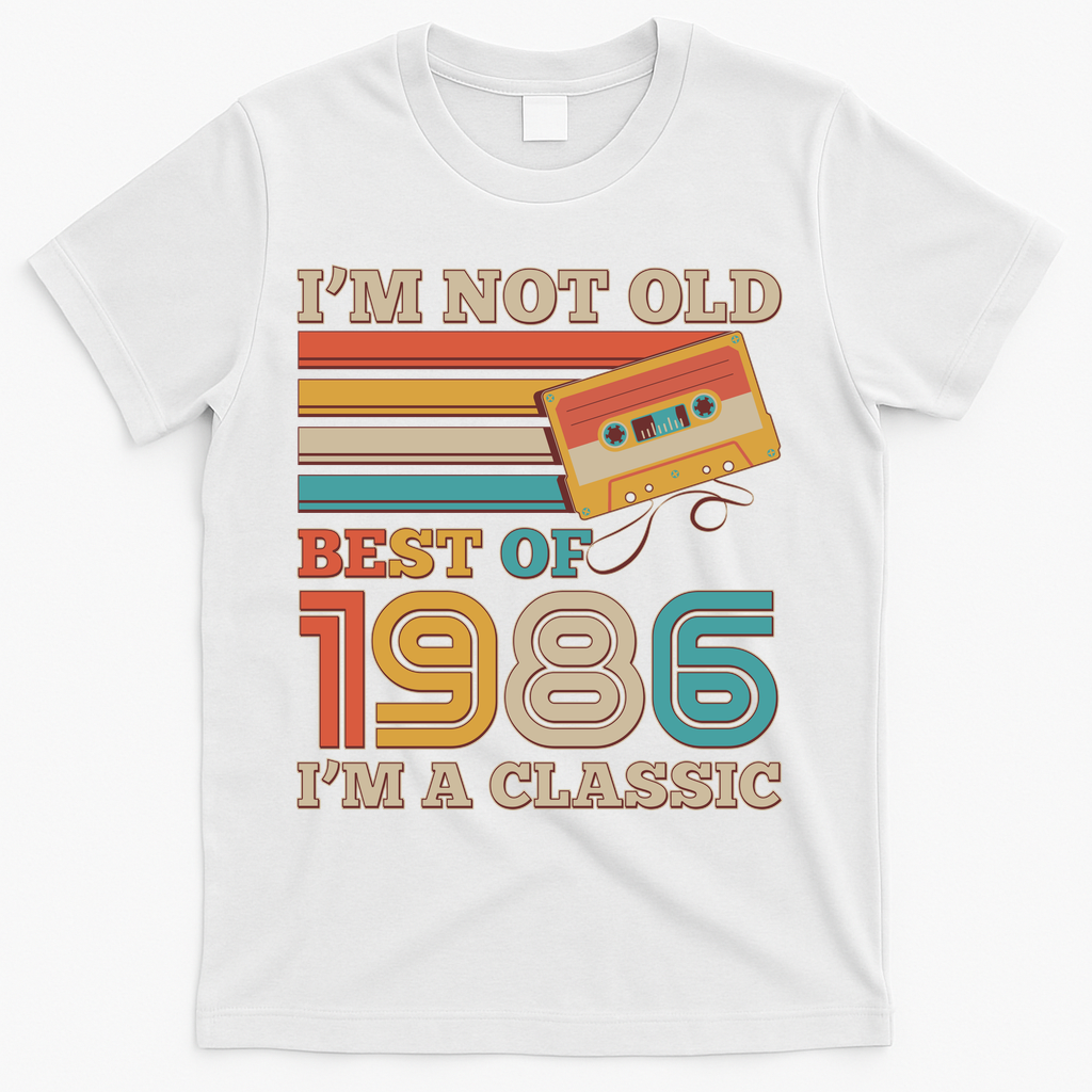 40th 1986 Birthday Retro I'm Not Old I'm A Classic Best Of product image 2