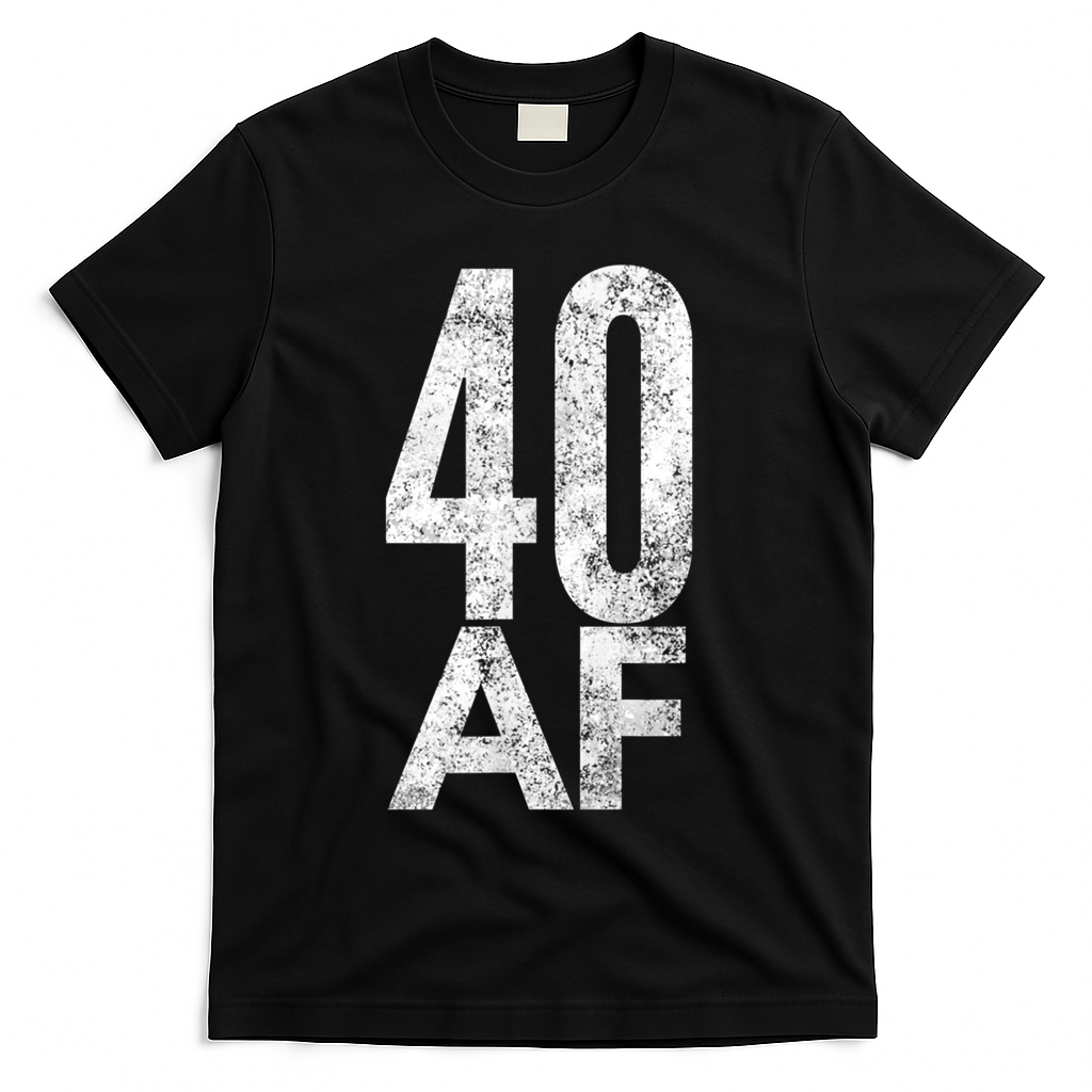40 AF Funny 40th Birthday Gift 40 Year Old Idea 1978 T-Shirt product image 1