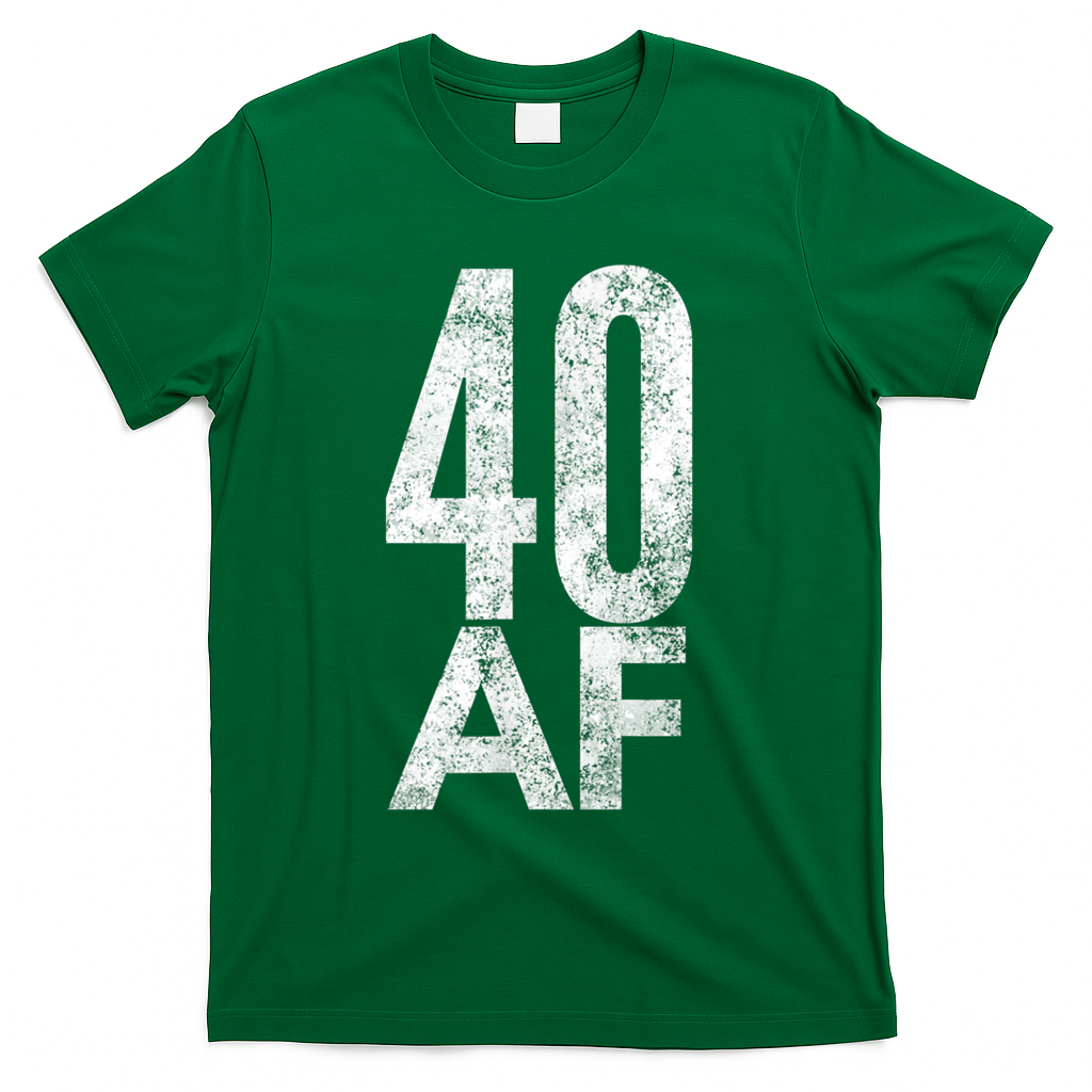 40 AF Funny 40th Birthday Gift 40 Year Old Idea 1978 T-Shirt product image 4