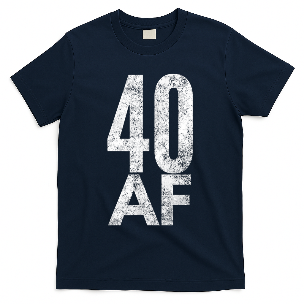 40 AF Funny 40th Birthday Gift 40 Year Old Idea 1978 T-Shirt product image 3