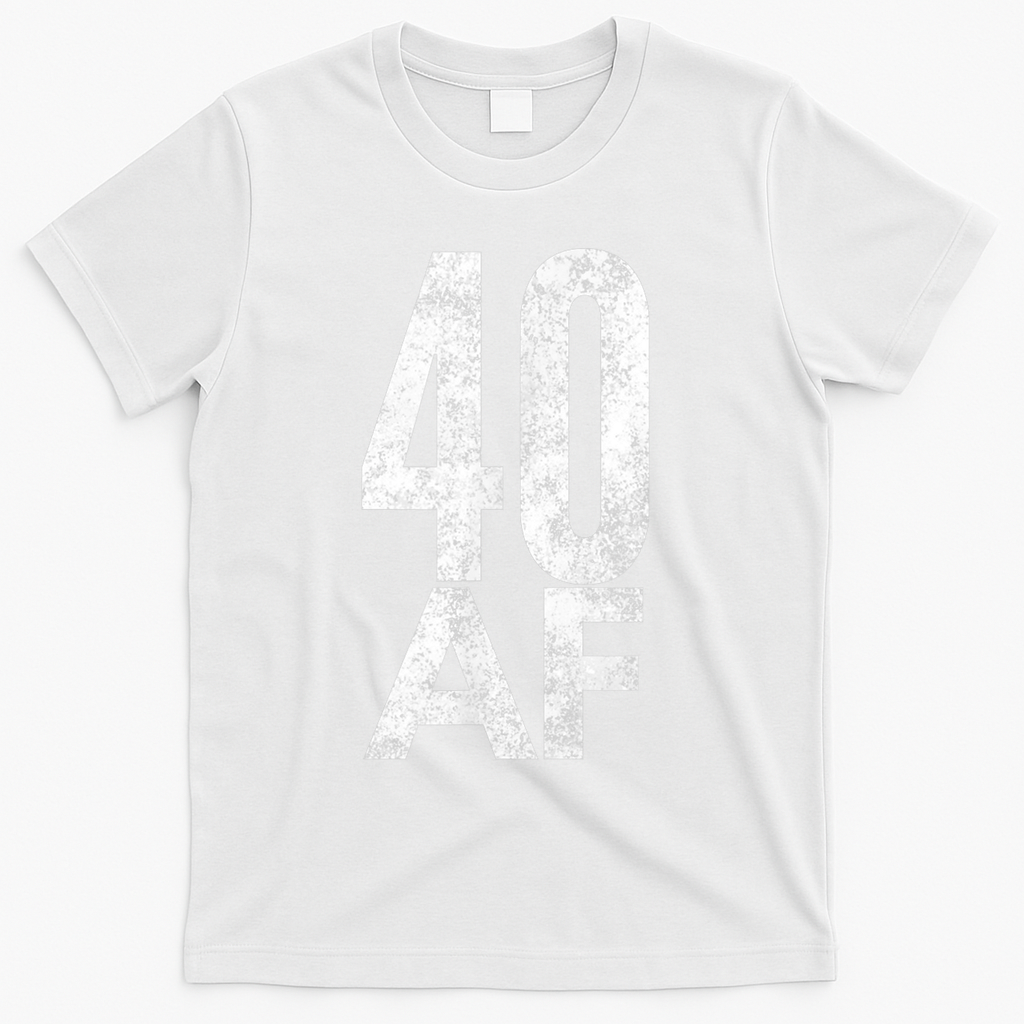 40 AF Funny 40th Birthday Gift 40 Year Old Idea 1978 T-Shirt product image 2