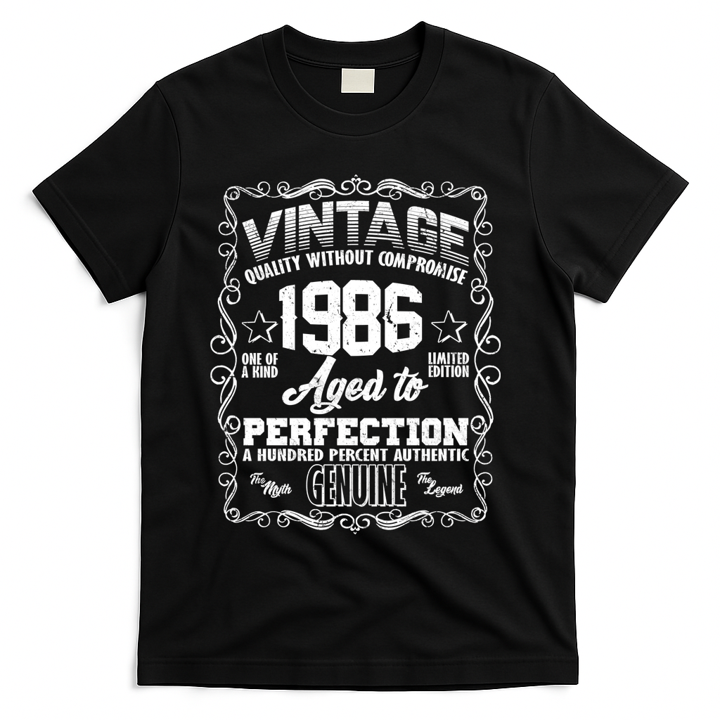 40th Birthday 1986 Vintage Quality Without Compromise Aged product image 1