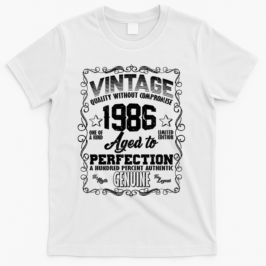 40th Birthday 1986 Vintage Quality Without Compromise Aged product image 2