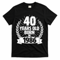 40th Birthday 40 Years Old Born In 1986 Wreath Banner product image 1