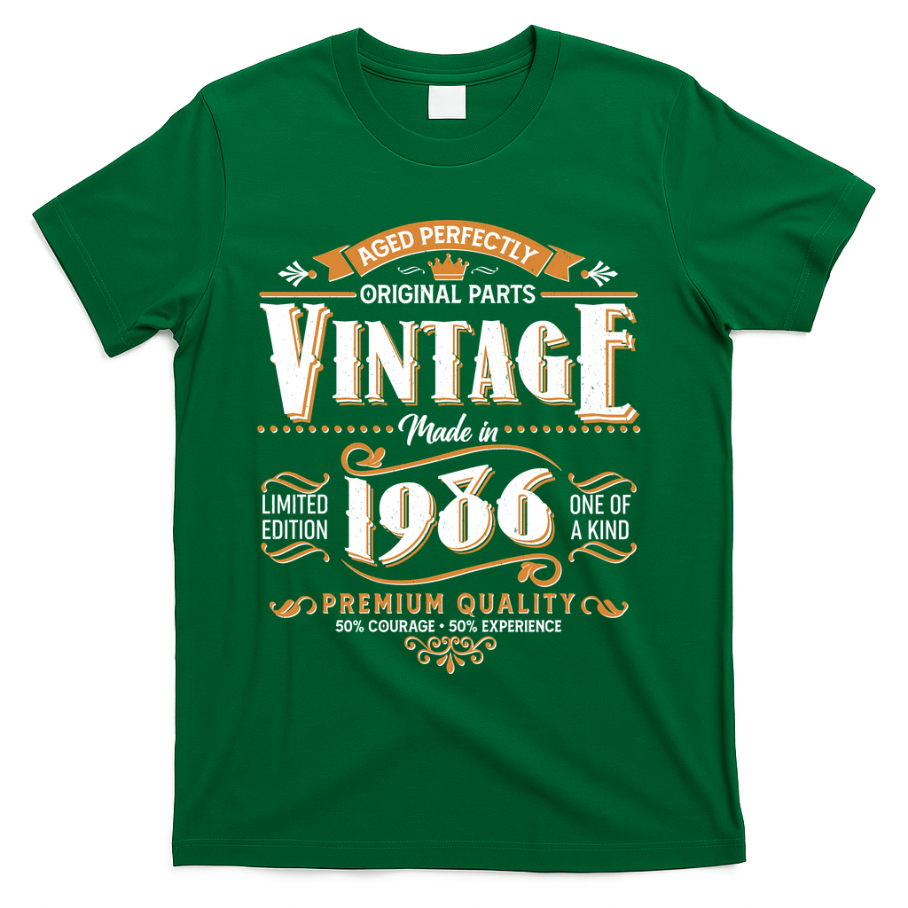 40th Birthday Age Perfectly Original Parts Vintage Made In product image 4