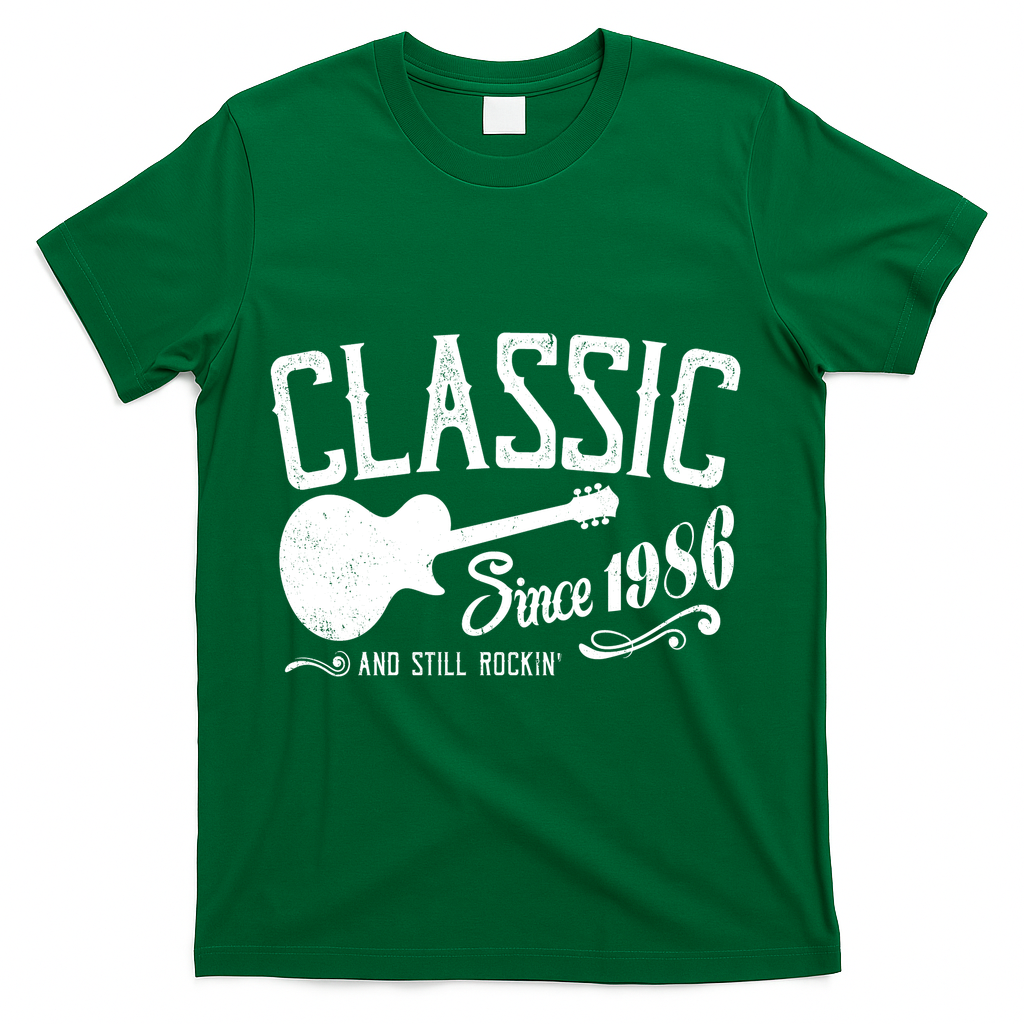 40th Birthday Classic Guitar Since 1986 And Still Rockin product image 4