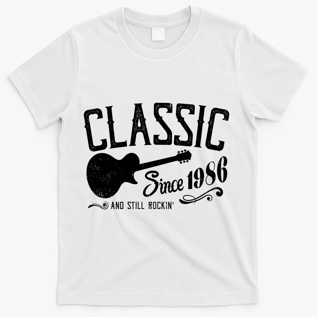 40th Birthday Classic Guitar Since 1986 And Still Rockin product image 2
