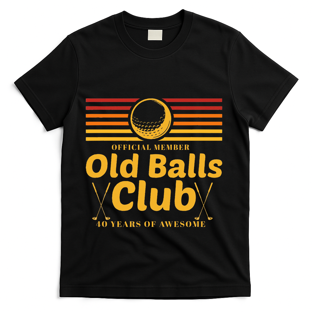 40th Birthday Funny Golf Old Balls Club Member Golfer product image 1