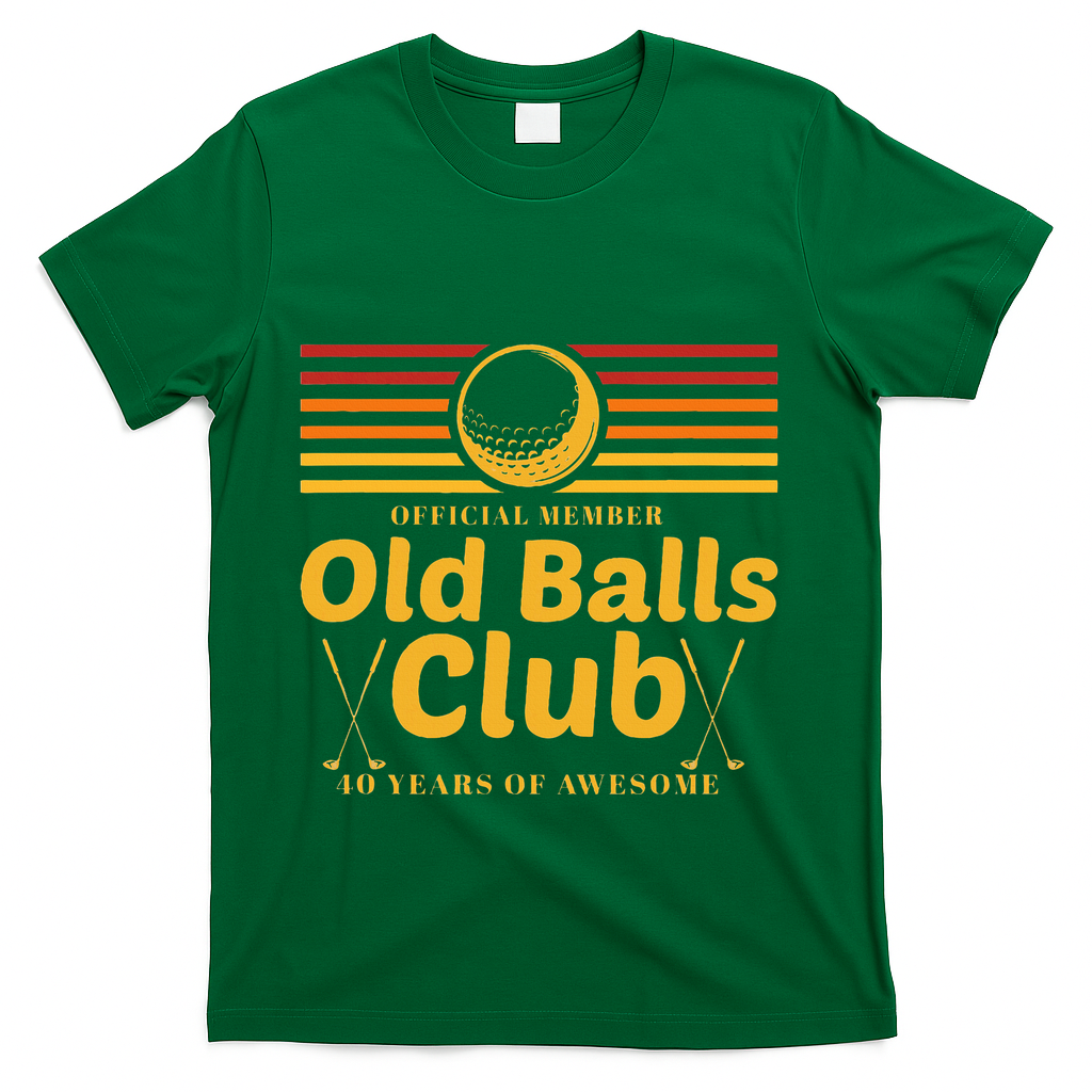 40th Birthday Funny Golf Old Balls Club Member Golfer product image 4