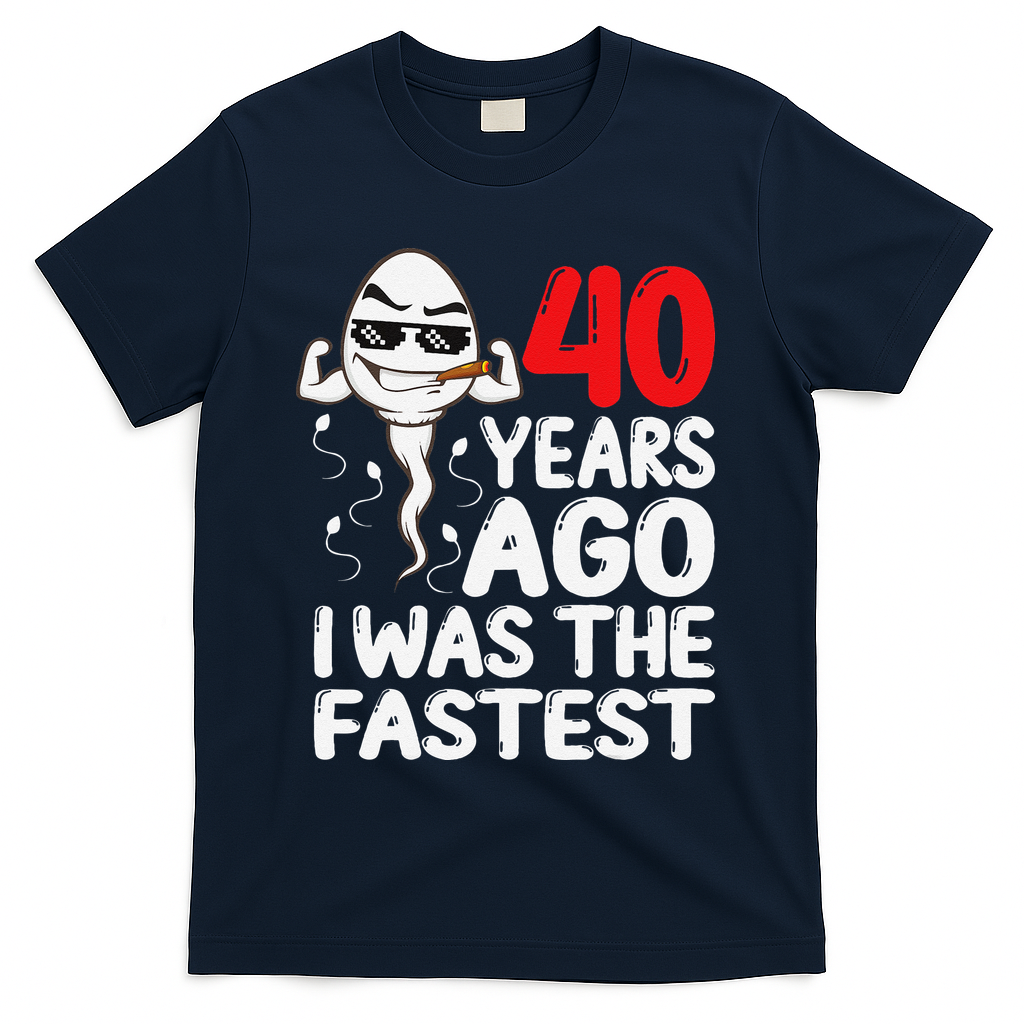 40th Birthday Gag Dress 40 Years Ago I Was The Fastest product image 3