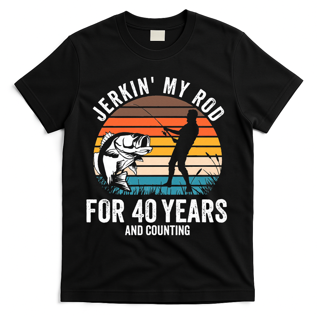 40th Birthday Gift For Fisherman Funny Fishing 40 Bday product image 1