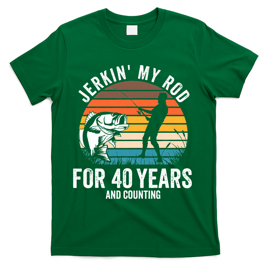 40th Birthday Gift For Fisherman Funny Fishing 40 Bday product image 4