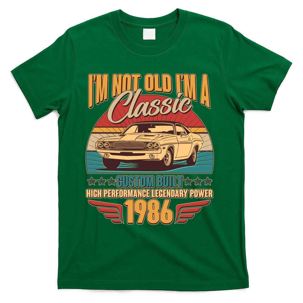 40th Birthday I'm Not Old I'm A Classic Custom Built Car product image 4