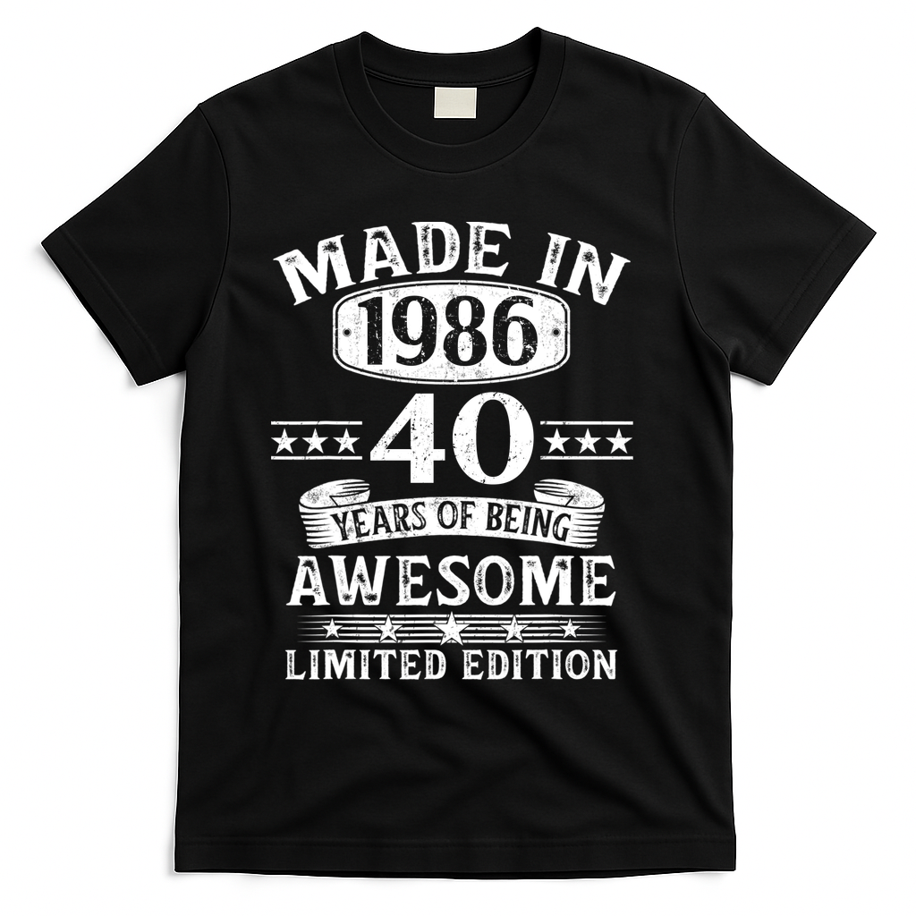 40th Birthday Made In 1986 40 Years Of Being Awesome product image 1