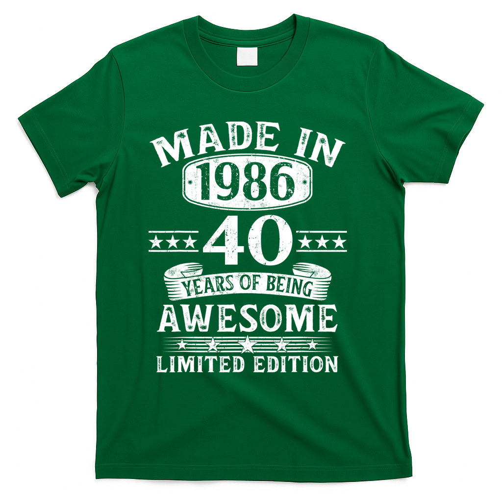 40th Birthday Made In 1986 40 Years Of Being Awesome product image 4
