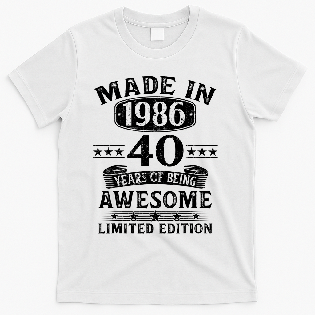 40th Birthday Made In 1986 40 Years Of Being Awesome product image 2