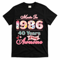 40th Birthday Pink Floral Made In 1986 Years Of Being product image 1