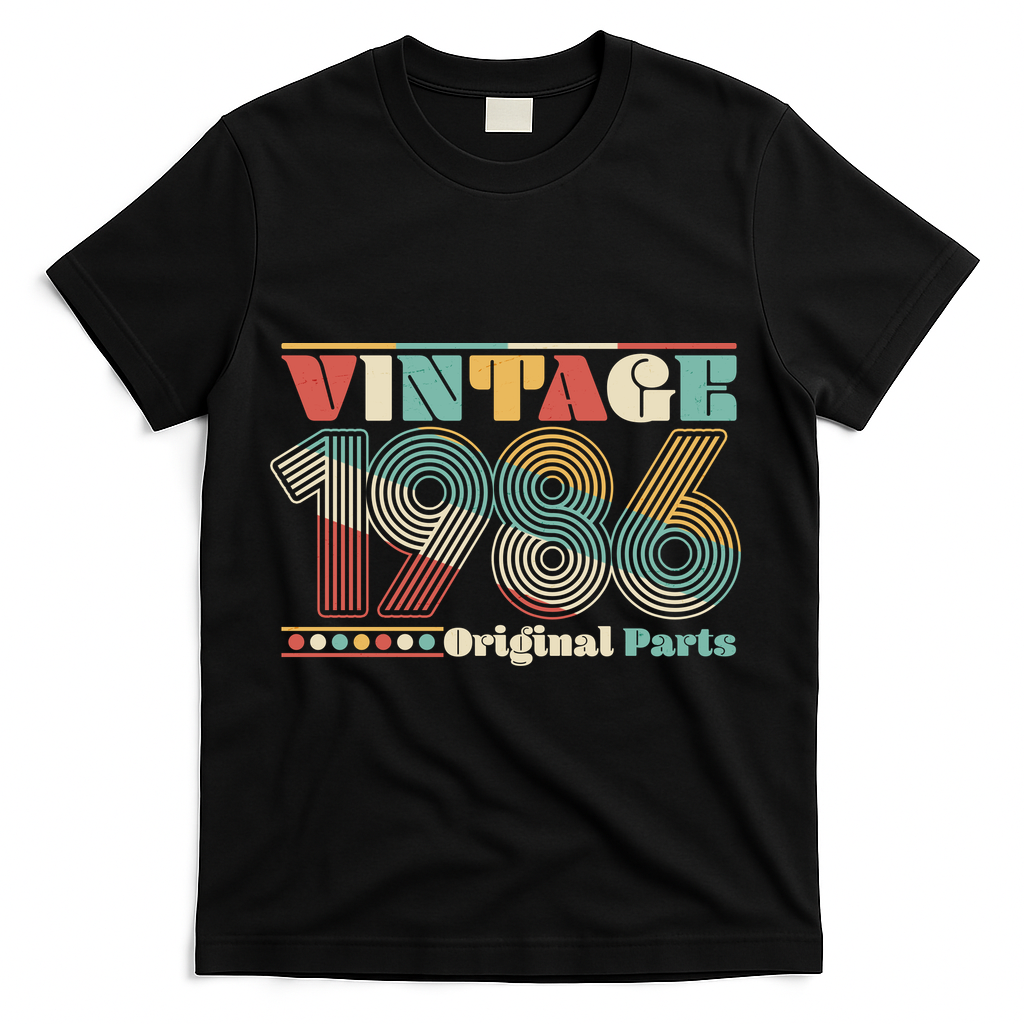 40th Birthday Retro Style Vintage 1986 Original Parts product image 1