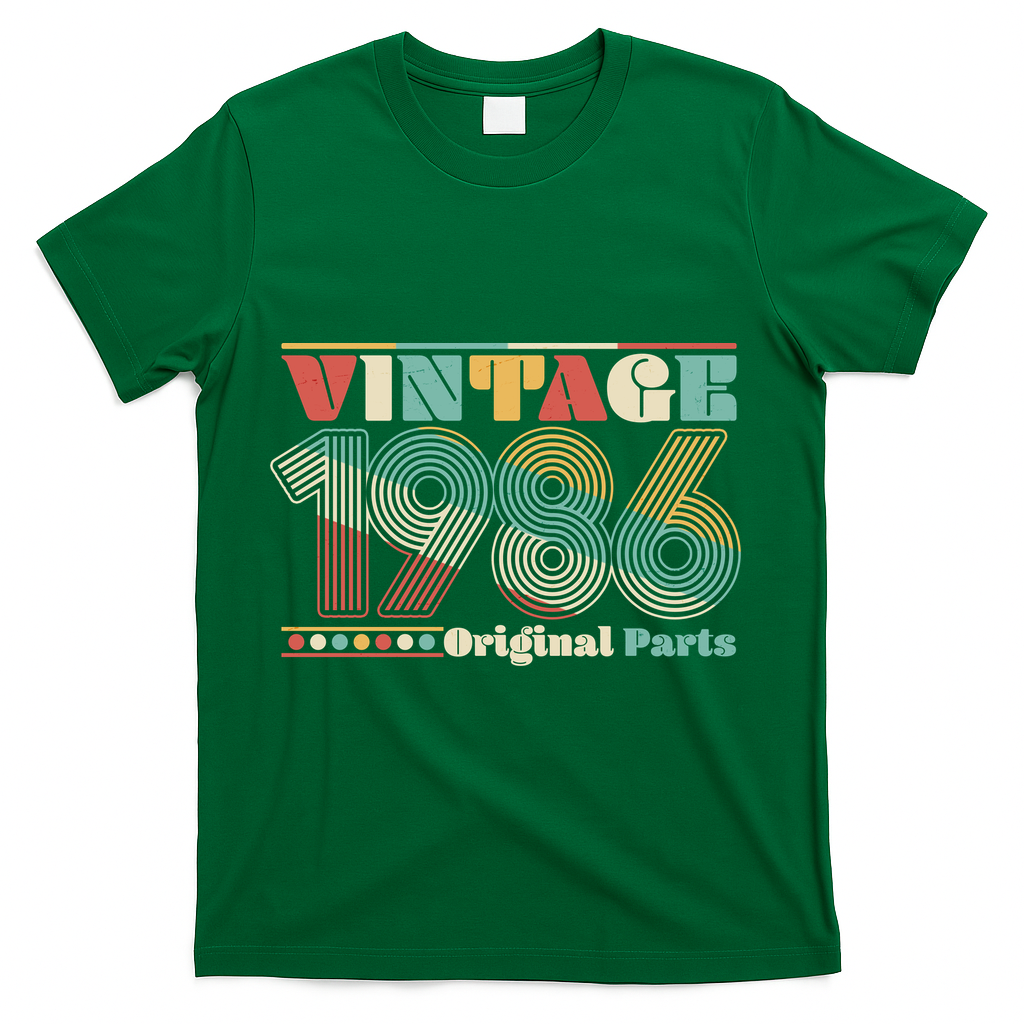 40th Birthday Retro Style Vintage 1986 Original Parts product image 4