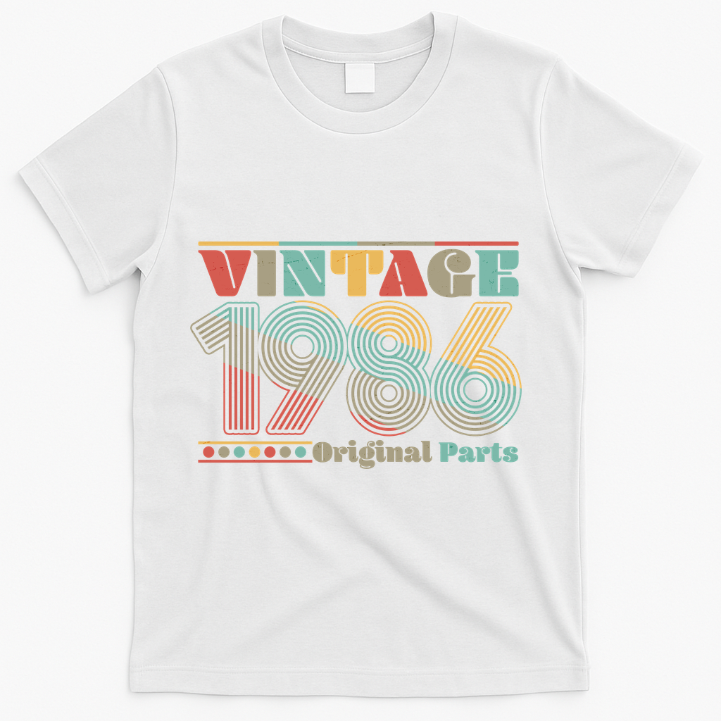 40th Birthday Retro Style Vintage 1986 Original Parts product image 2