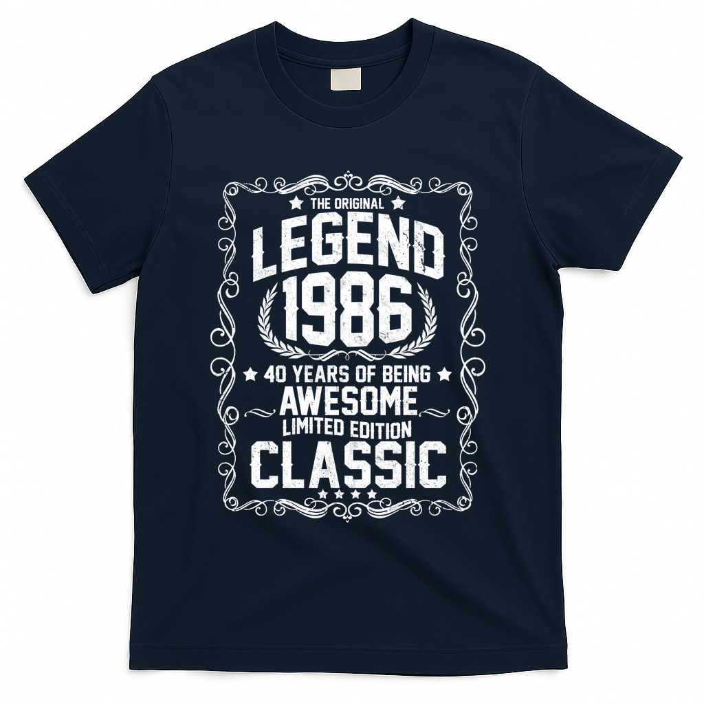 40th Birthday The Original Legend 1986 Awesome Classic product image 3