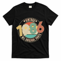 40th Birthday Vintage 1986 All Original Parts Emblem T-Shirt product image 1