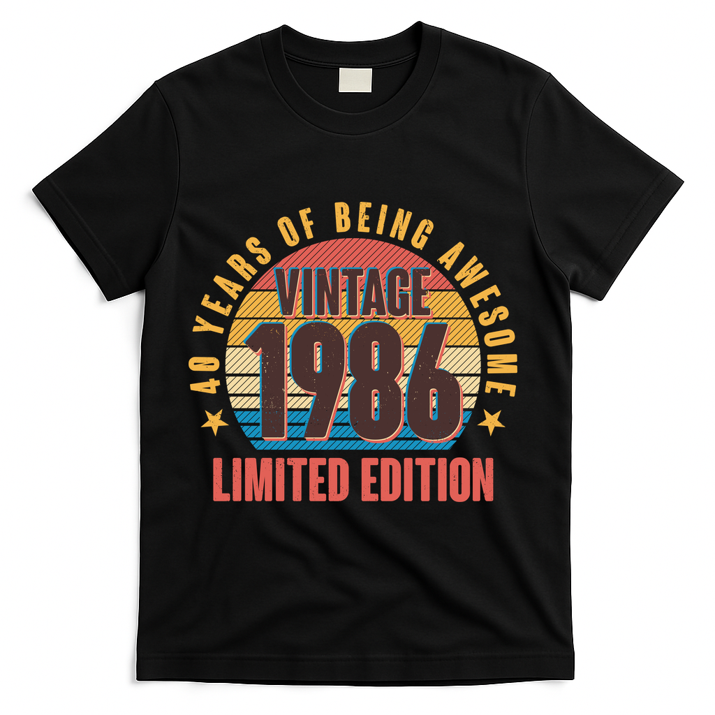 40th Birthday Vintage 1986 40 Years Of Being Awesome product image 1
