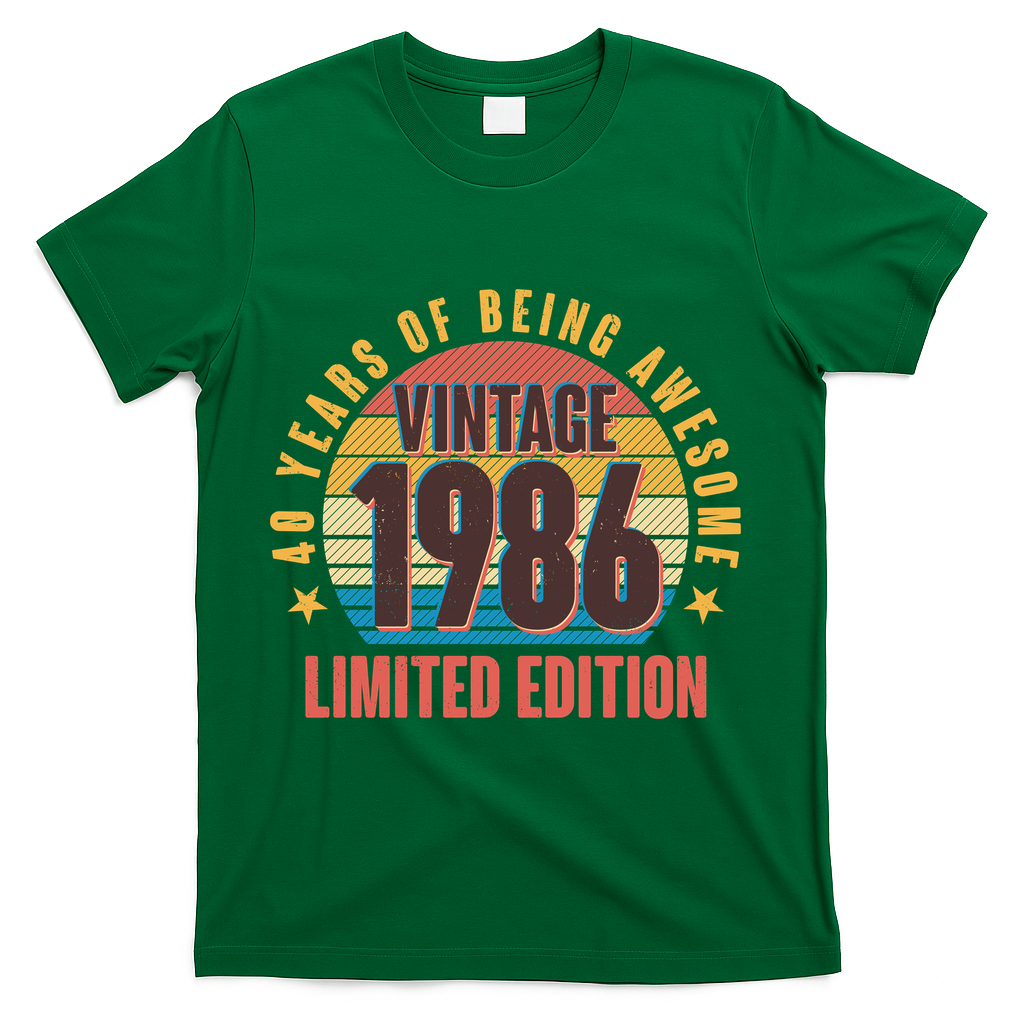 40th Birthday Vintage 1986 40 Years Of Being Awesome product image 4