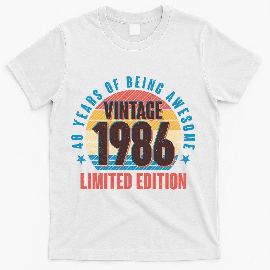 40th Birthday Vintage 1986 40 Years Of Being Awesome product image 2