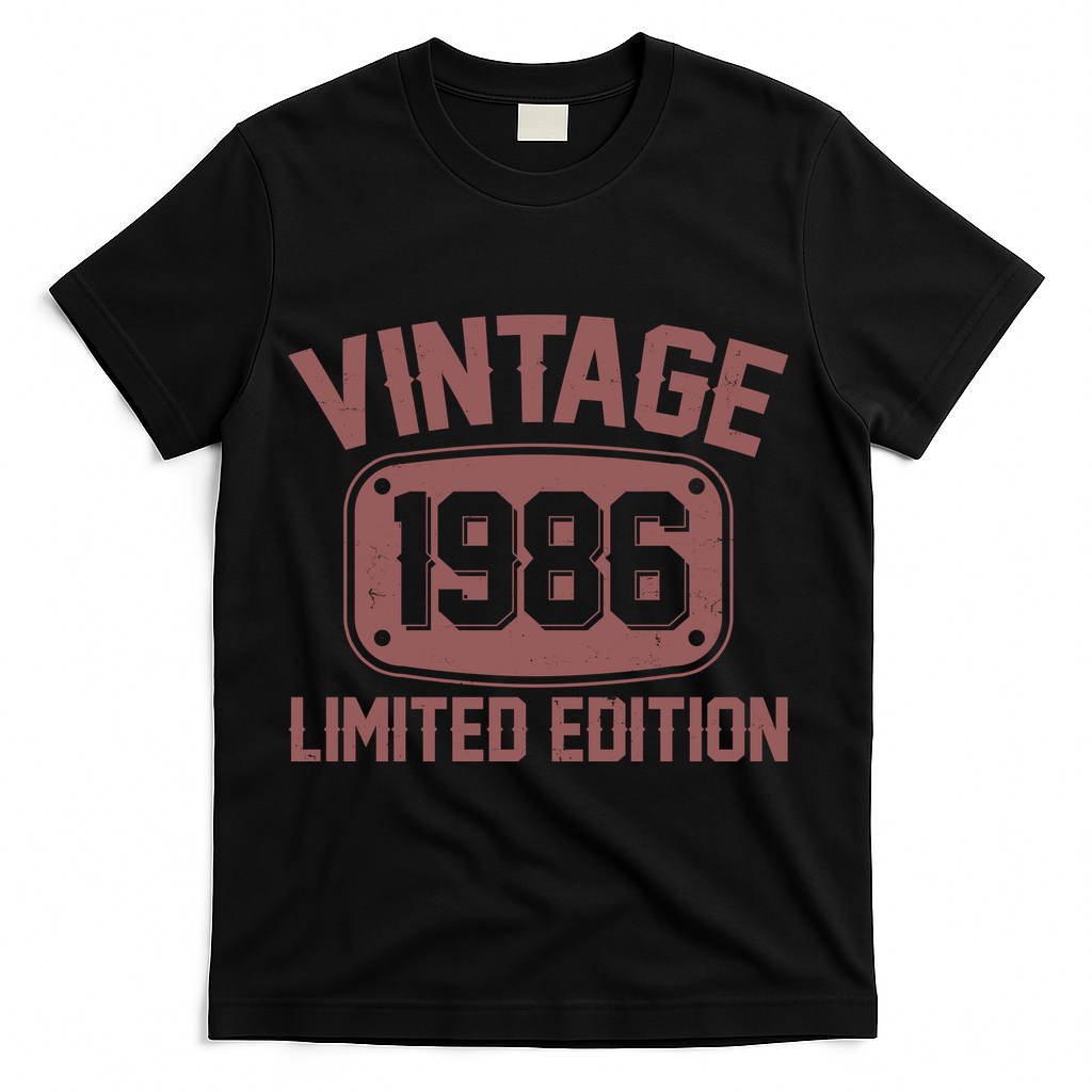 40th Birthday Vintage 1986 Limited Edition Metal Plate product image 1