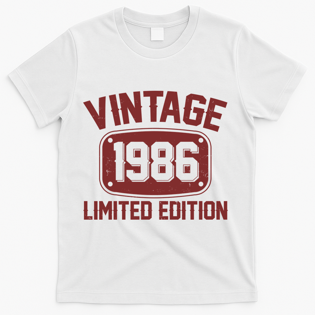 40th Birthday Vintage 1986 Limited Edition Metal Plate product image 2