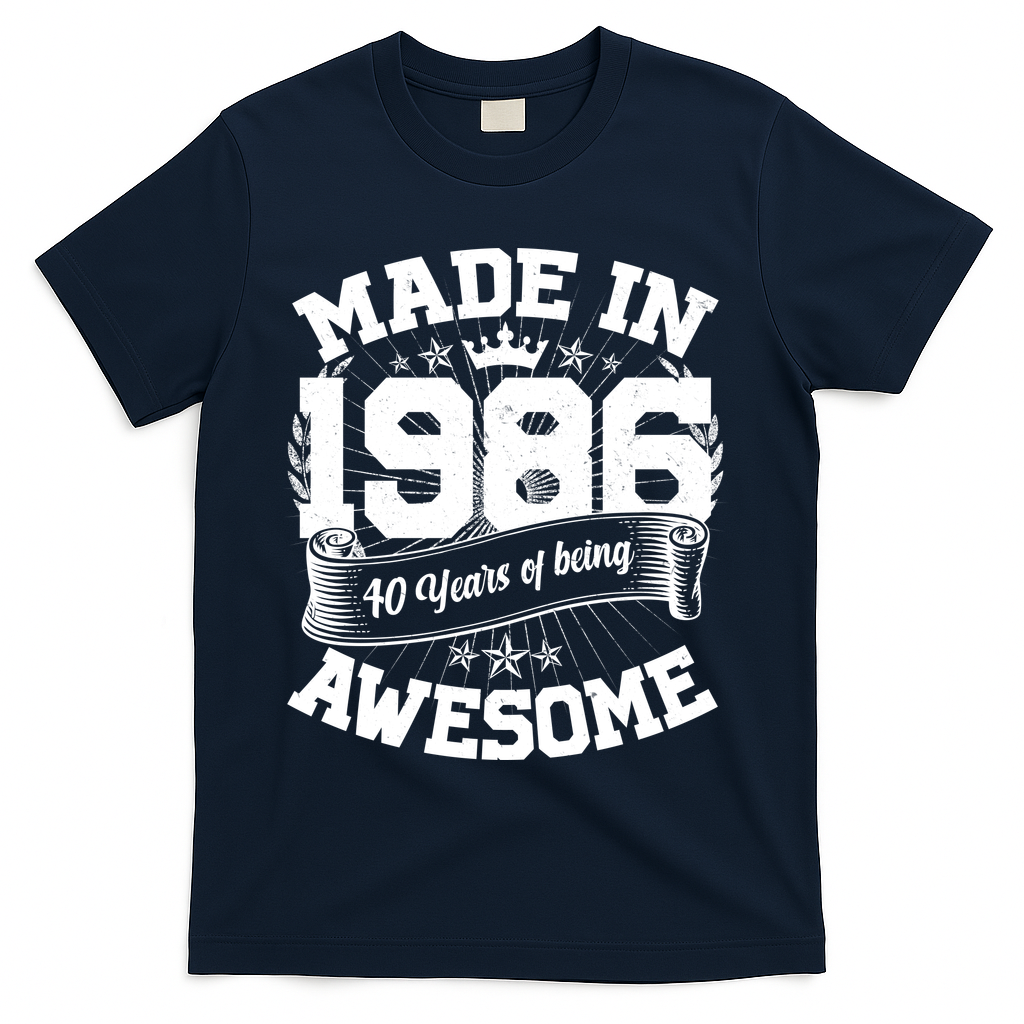 40th Birthday Vintage Crown Made In 1986 40 Years Of Being product image 3