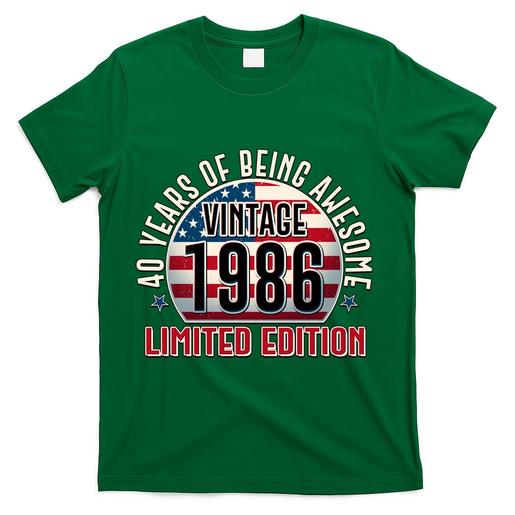 40th Birthday Vintage 1986 Limited Edition Years Of Being product image 4