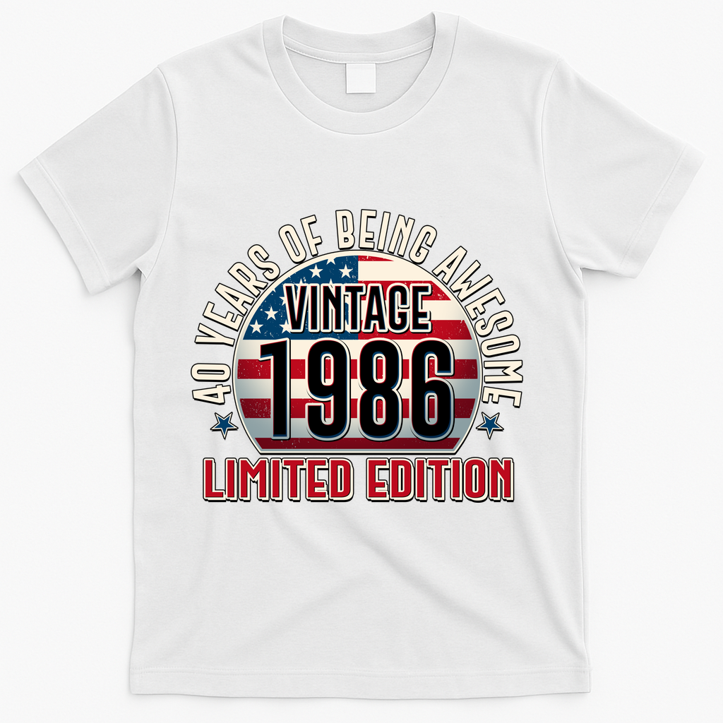 40th Birthday Vintage 1986 Limited Edition Years Of Being product image 2