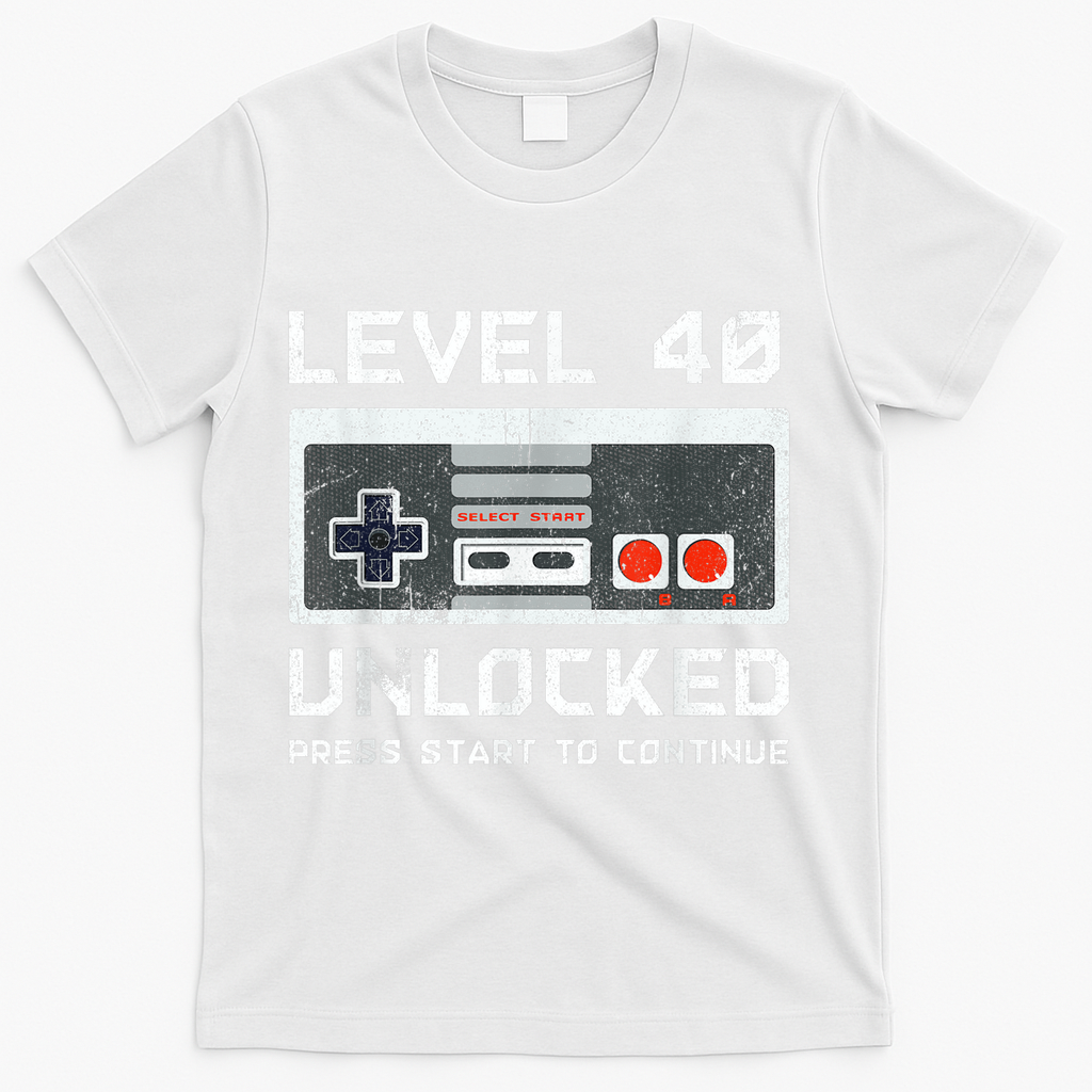 40 Year Old Forty Birthday Gift Level 40 Unlocked Gamer product image 2