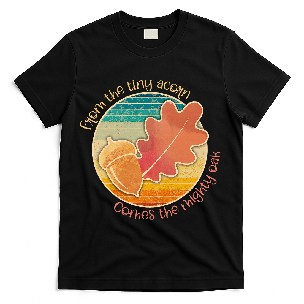 Acorn And Oak Leaf For Nature Lovers T-Shirt product image 1
