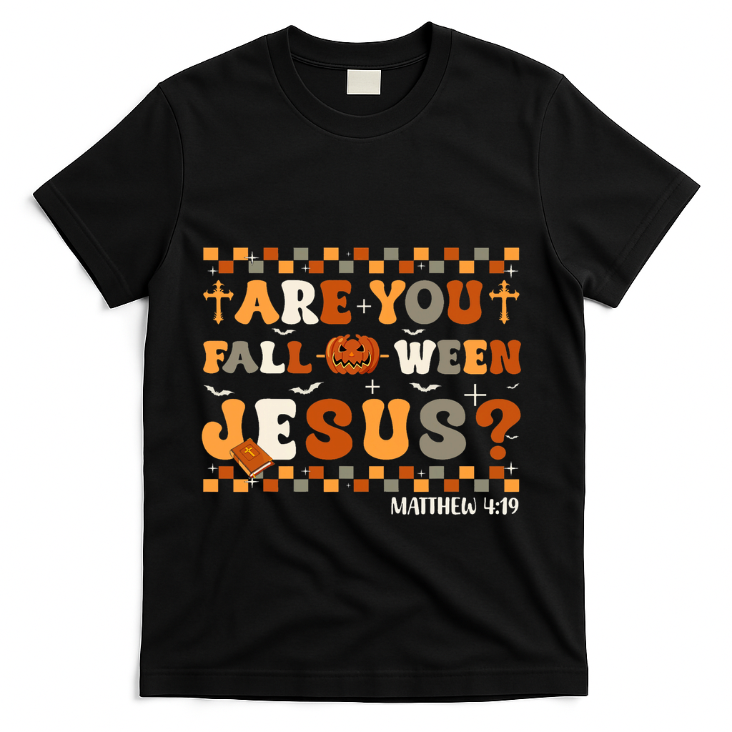 Autumn Are You Falloween Jesus Christian Halloween Pumpkin product image 1