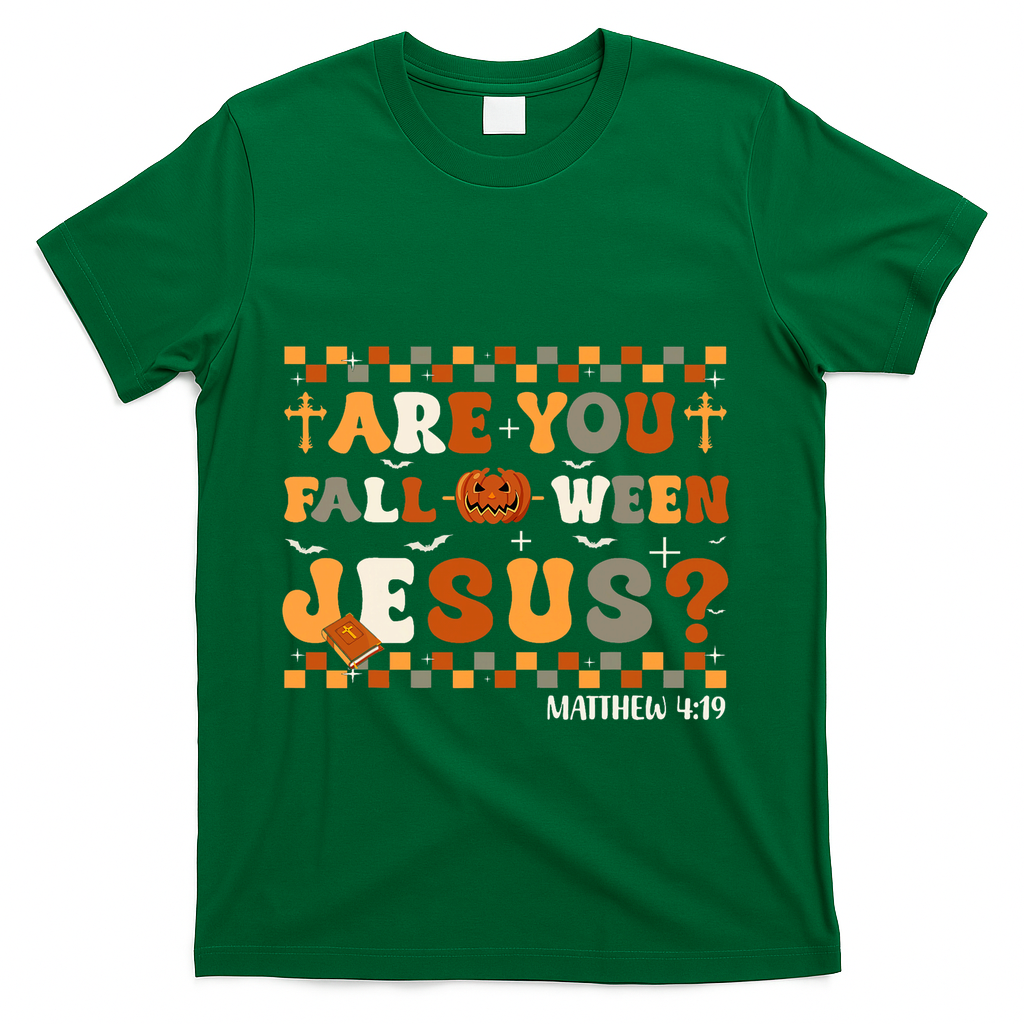 Autumn Are You Falloween Jesus Christian Halloween Pumpkin product image 4