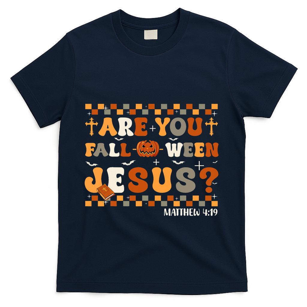 Autumn Are You Falloween Jesus Christian Halloween Pumpkin product image 3