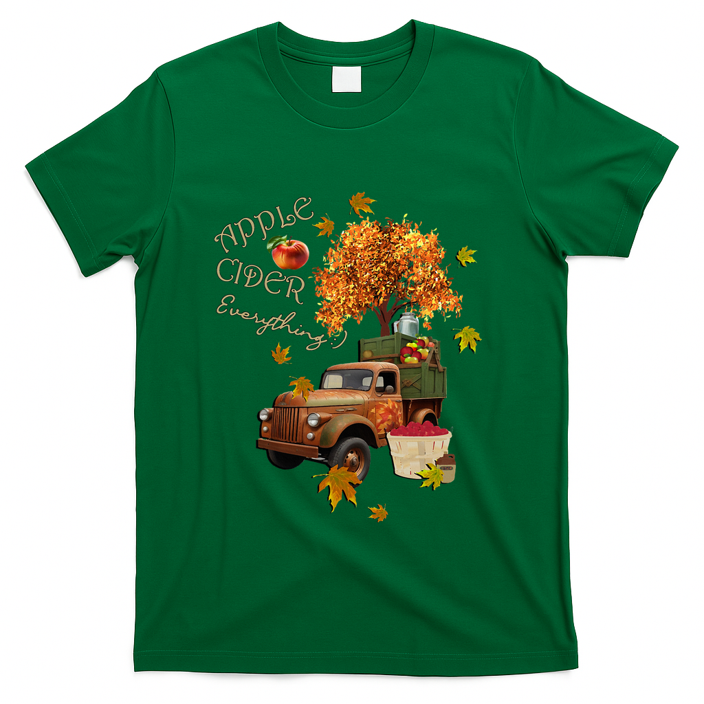 Autumn Leaves and Truck Design Apple Cider Everything Fall product image 4