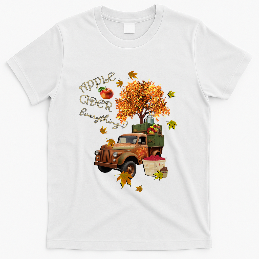 Autumn Leaves and Truck Design Apple Cider Everything Fall product image 2