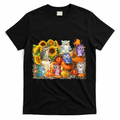 Autumn Owl Sunflower Pumpkin Halloween Costume T-Shirt product image 1