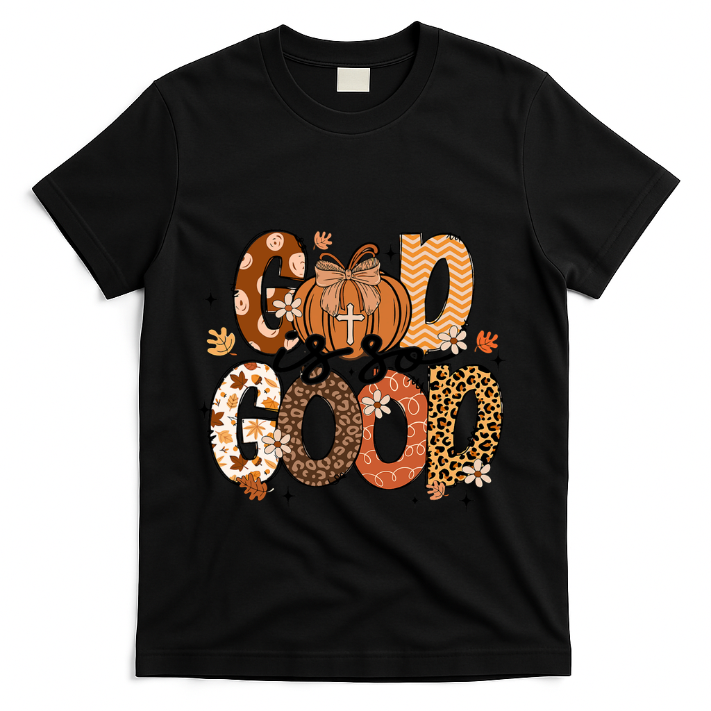 Autumn Pumpkin Christian Thanksgiving Faith God Is So Good product image 1