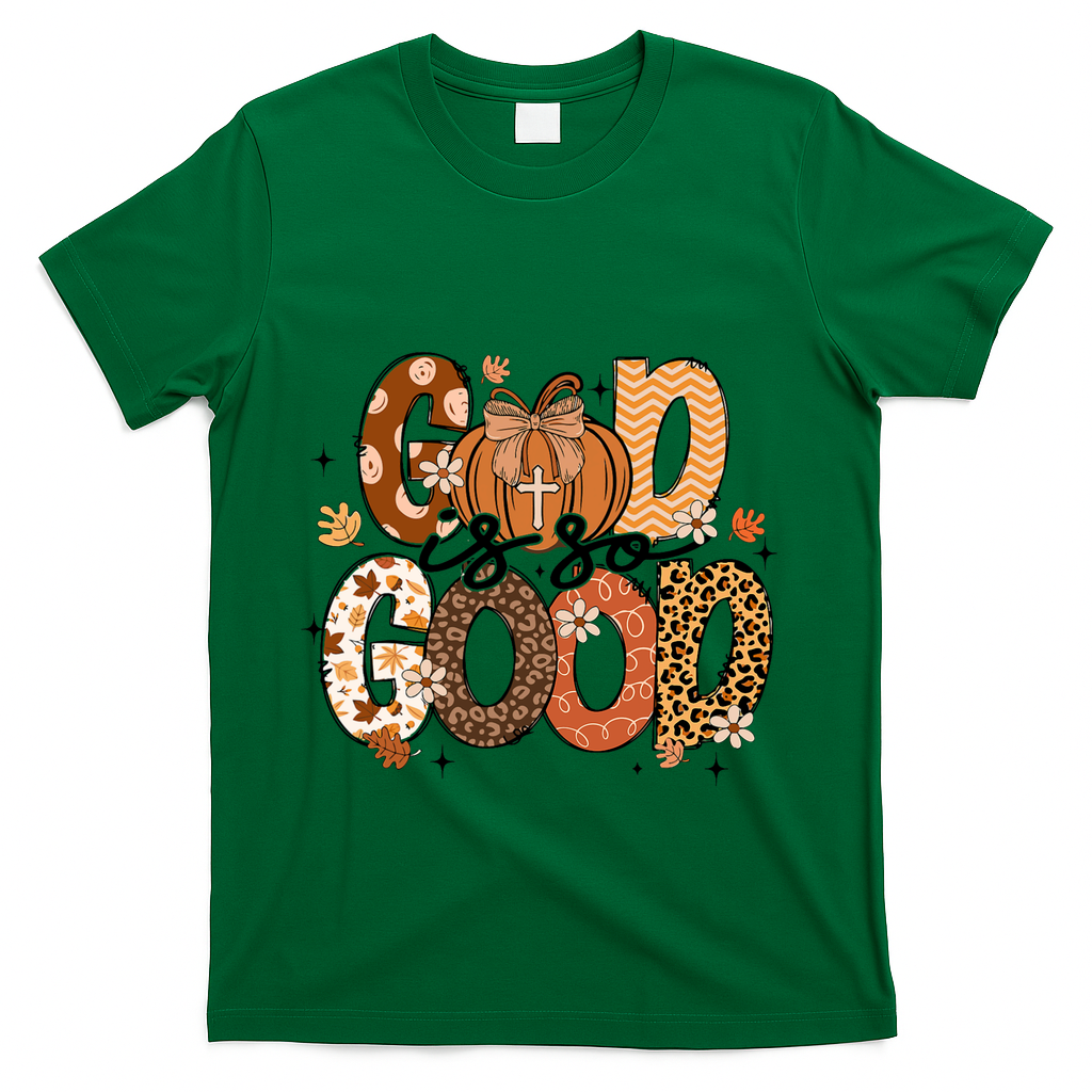 Autumn Pumpkin Christian Thanksgiving Faith God Is So Good product image 4