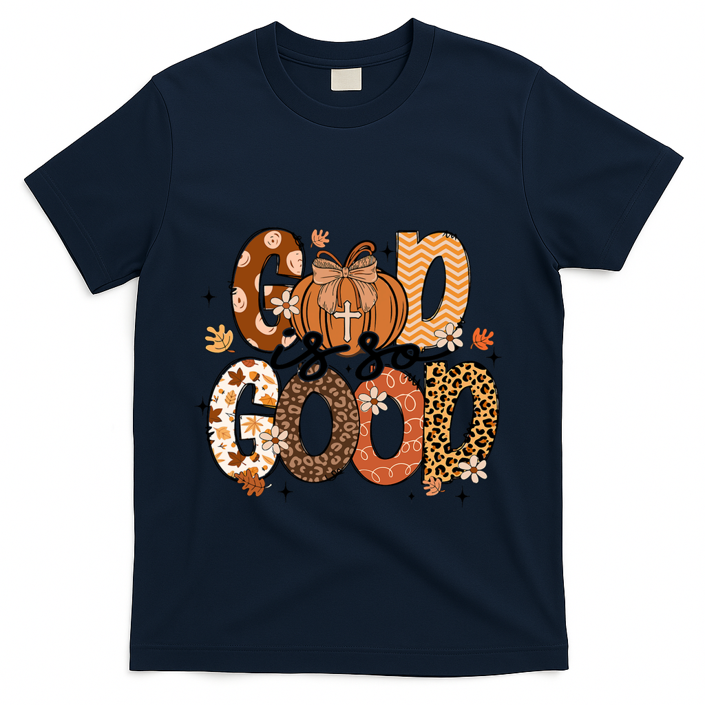 Autumn Pumpkin Christian Thanksgiving Faith God Is So Good product image 3
