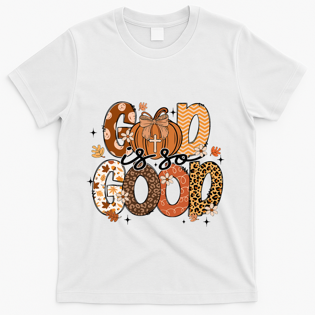 Autumn Pumpkin Christian Thanksgiving Faith God Is So Good product image 2