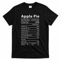 Apple Pie Nutrition Facts Label Costume Thanksgiving T-Shirt product image 1