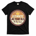 Authentic 40 Year Old Classic 40th Birthday T-Shirt product image 1